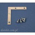 Solid rail corner connector